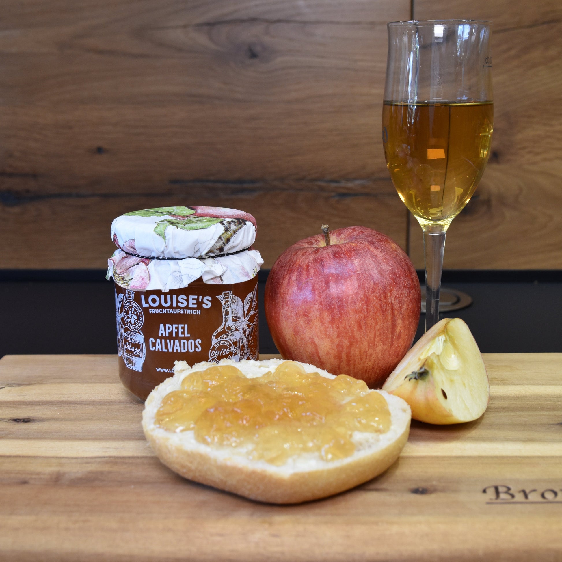 Louises Fruchtaufstrich Apfel Calvados 240g