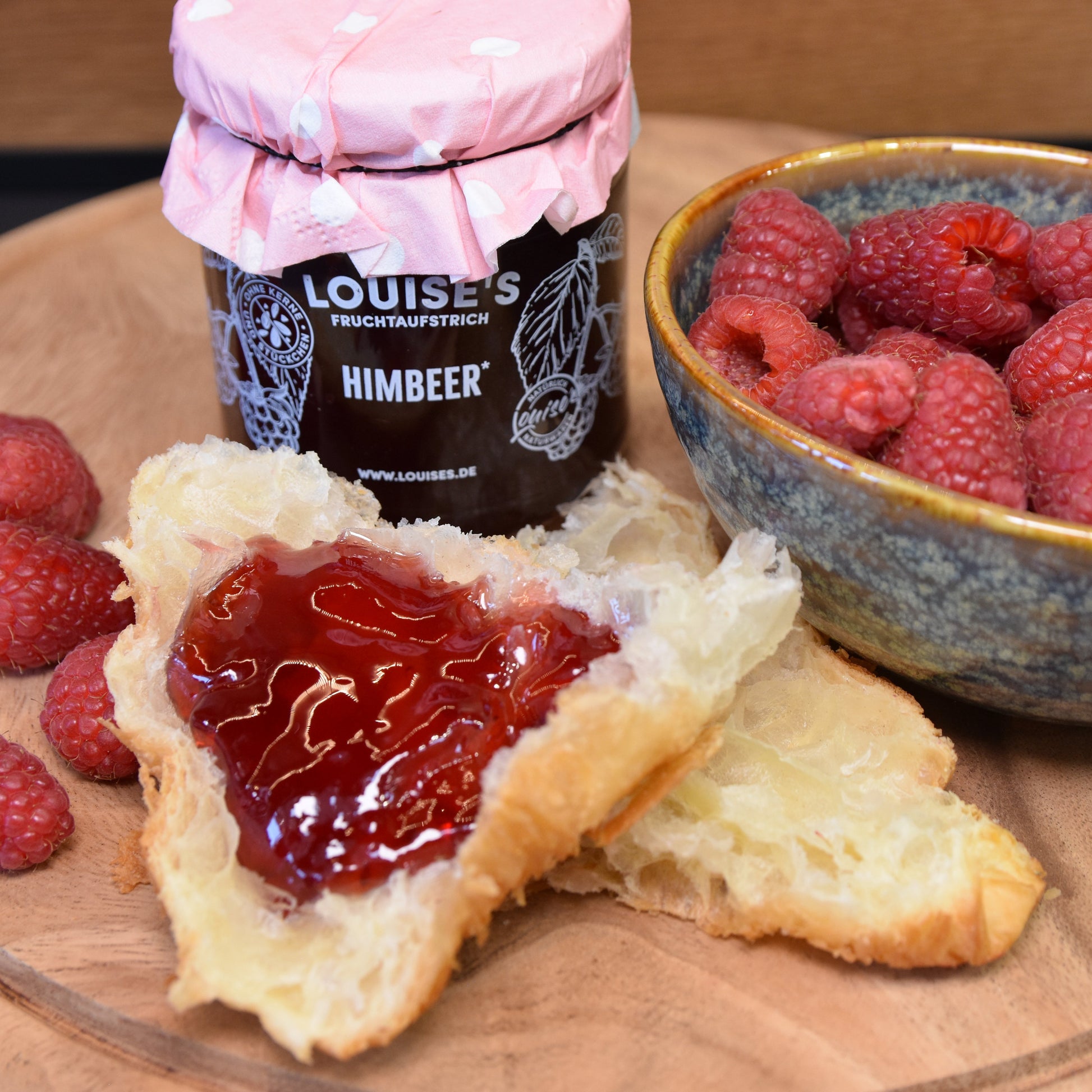 Louises Fruchtaufstrich Himbeere 240g