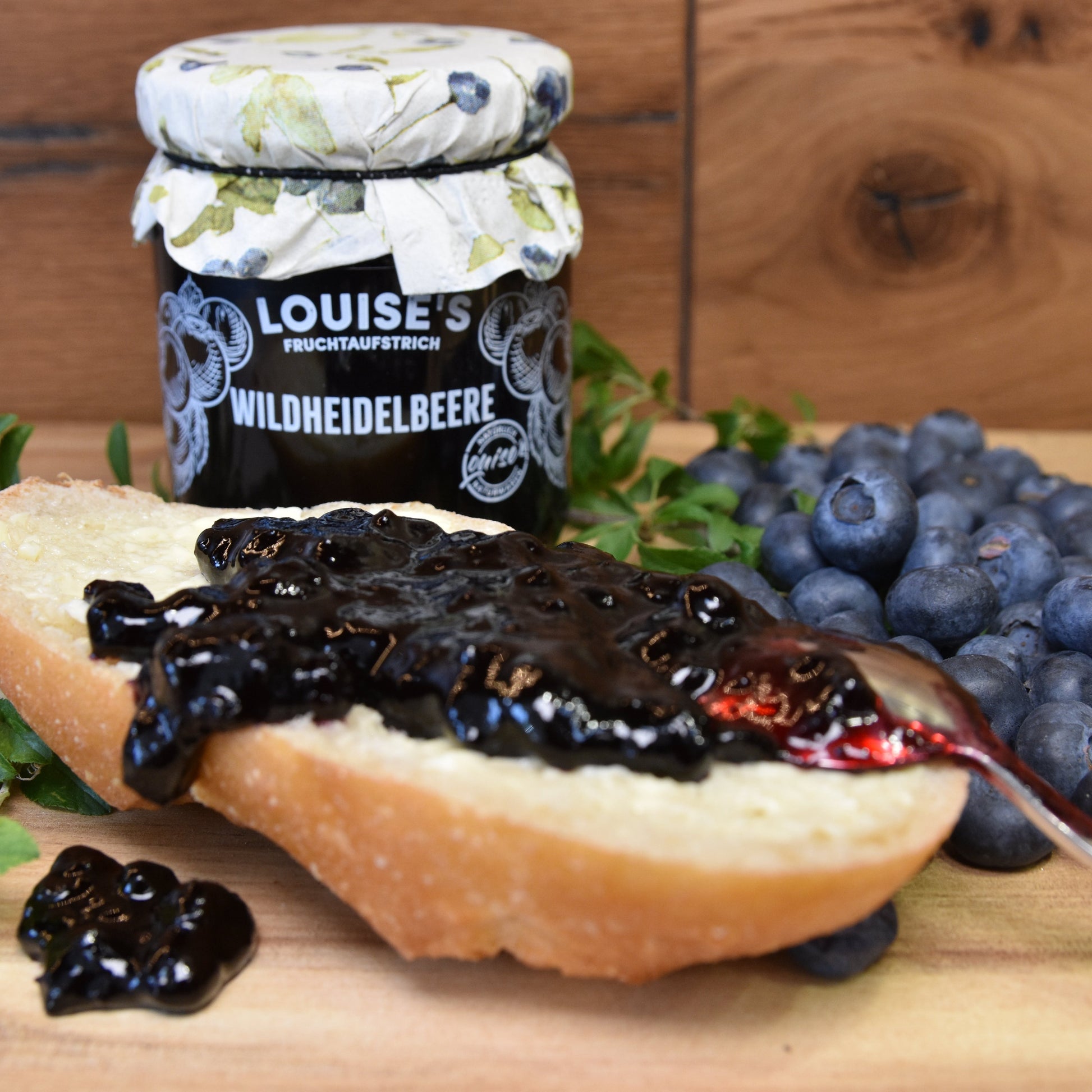 Louises Fruchtaufstrich Wildheidelbeere 240g
