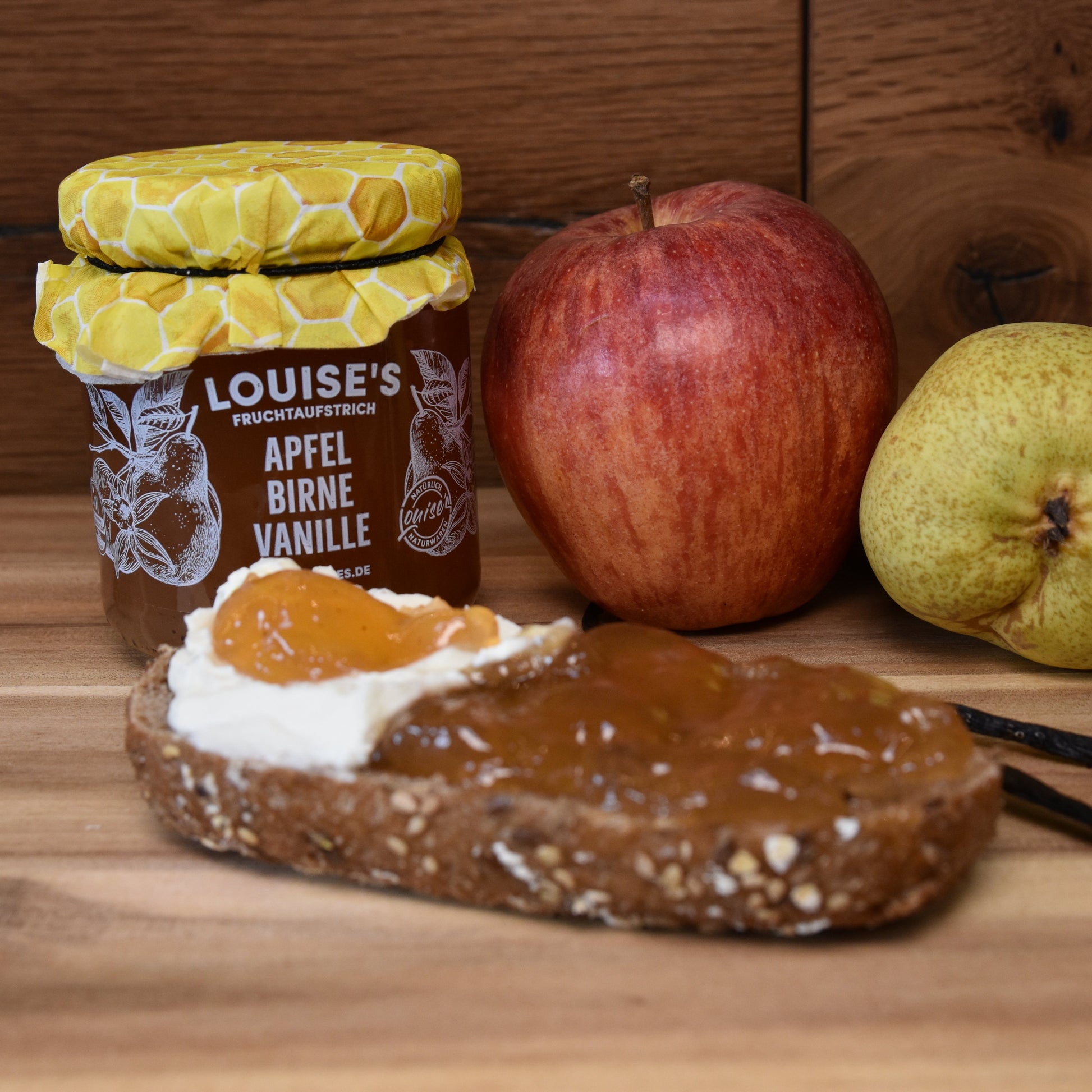Louises Fruchtaufstrich  Apfel Birne Vanille 240g