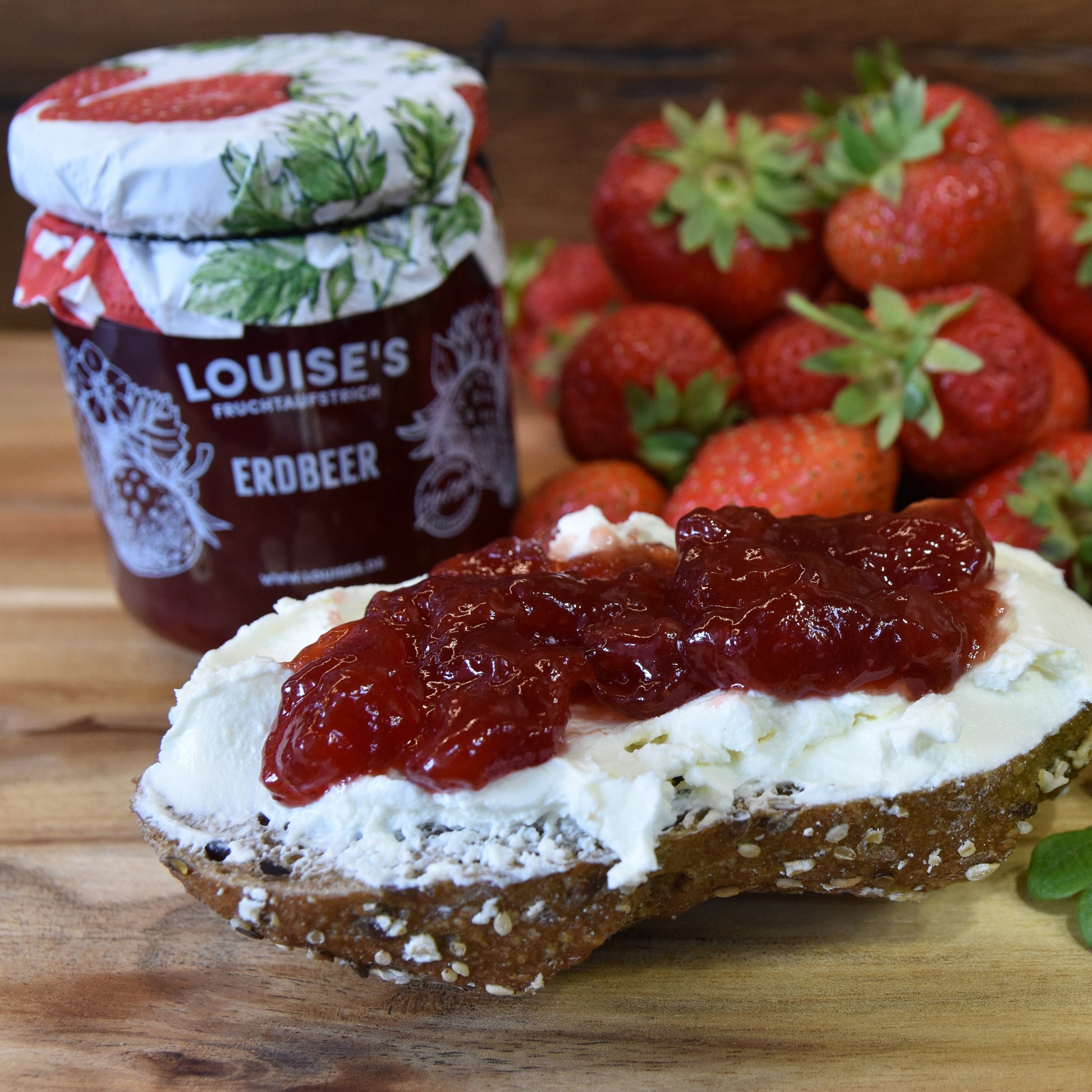 Louises Fruchtaufstrich Erdbeer 240g