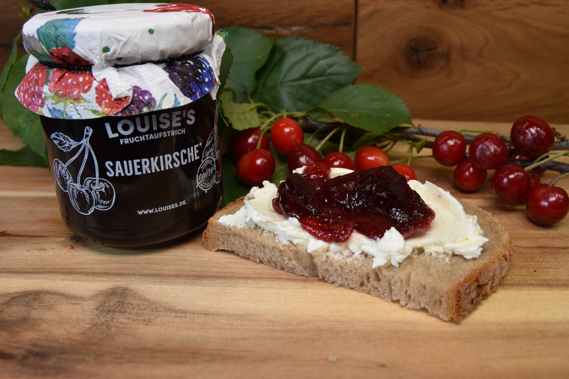 Louises Fruchtaufstrich Sauerkirsche 240g