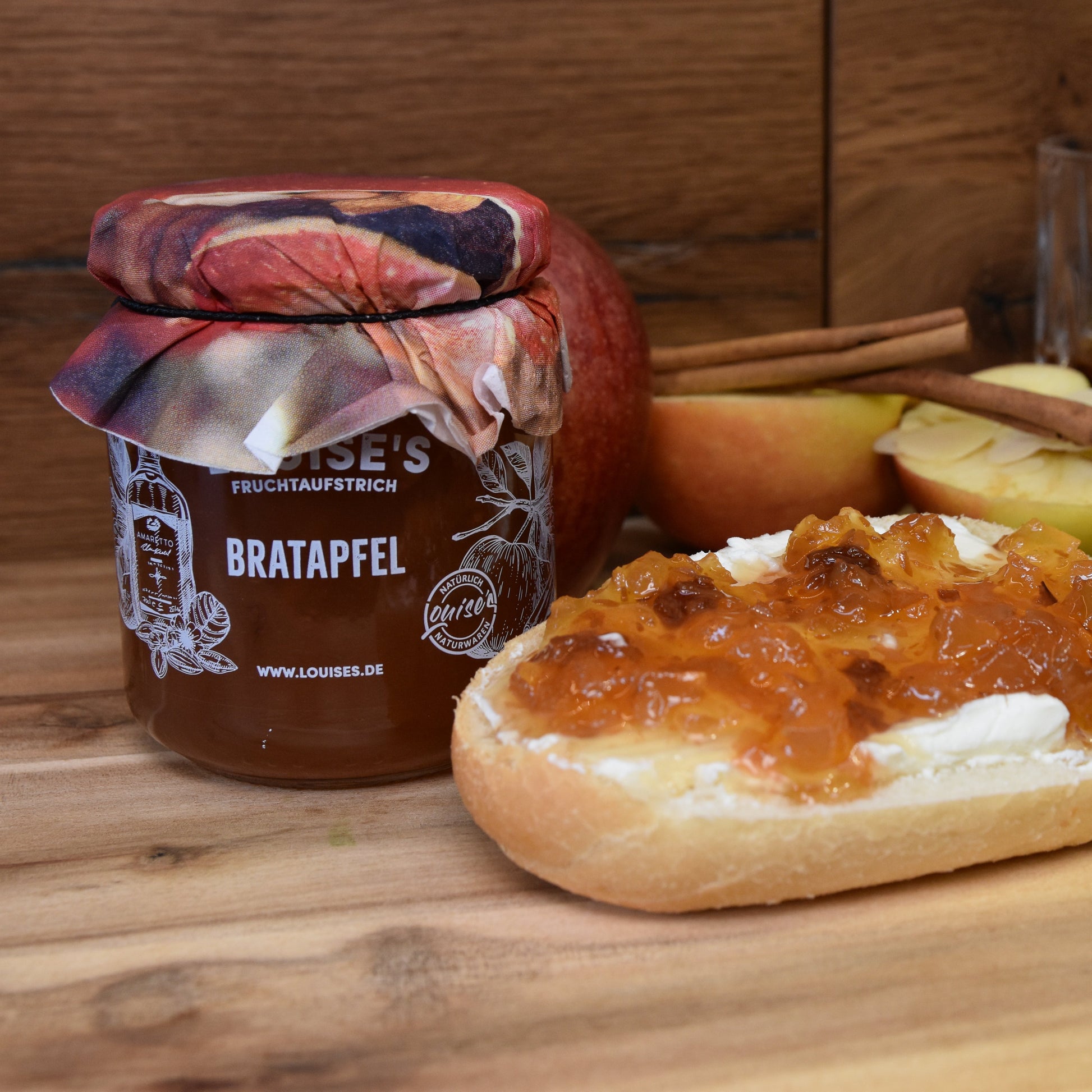 Louises Fruchtaufstrich Bratapfel 240g