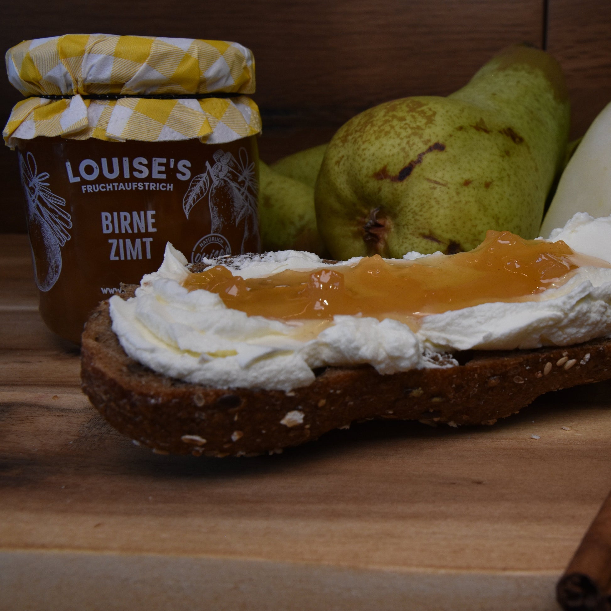 Louises Fruchtaufstrich Birne mit Zimt 240g