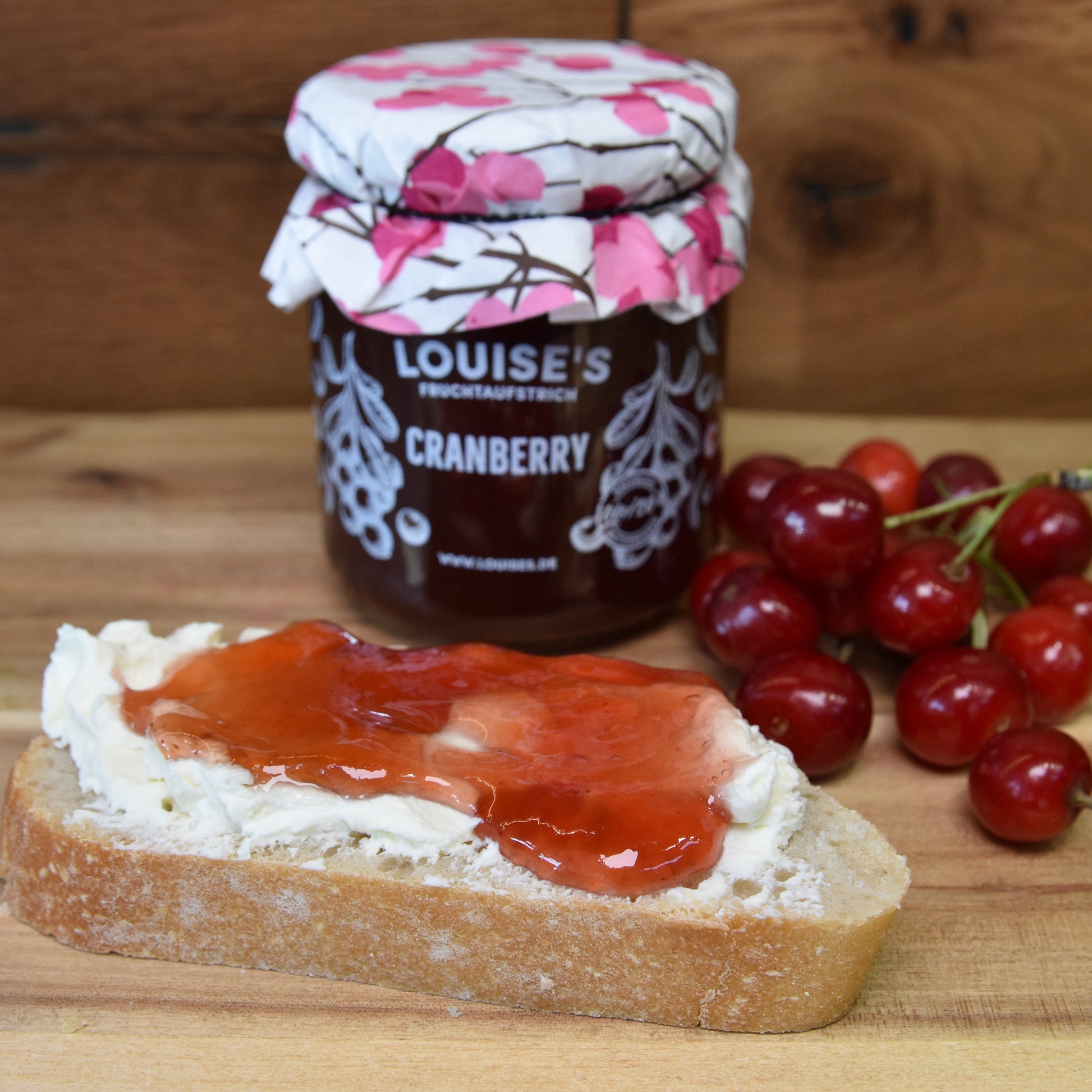 Louises Fruchtaufstrich Cranberry 240g