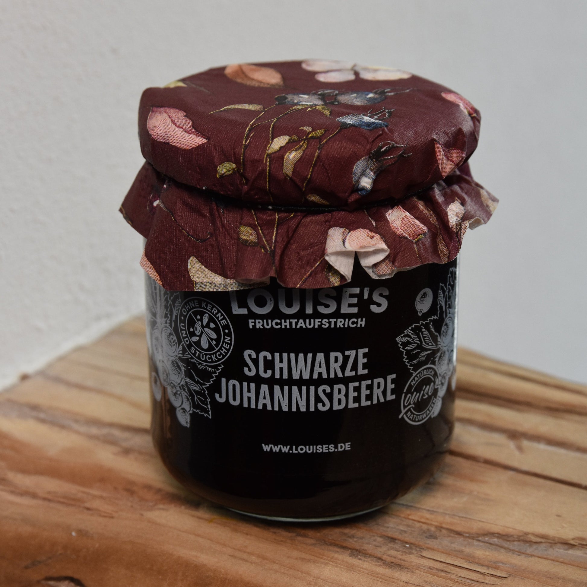 Louises Fruchtaufstrich schwarze Johannisbeere 240g