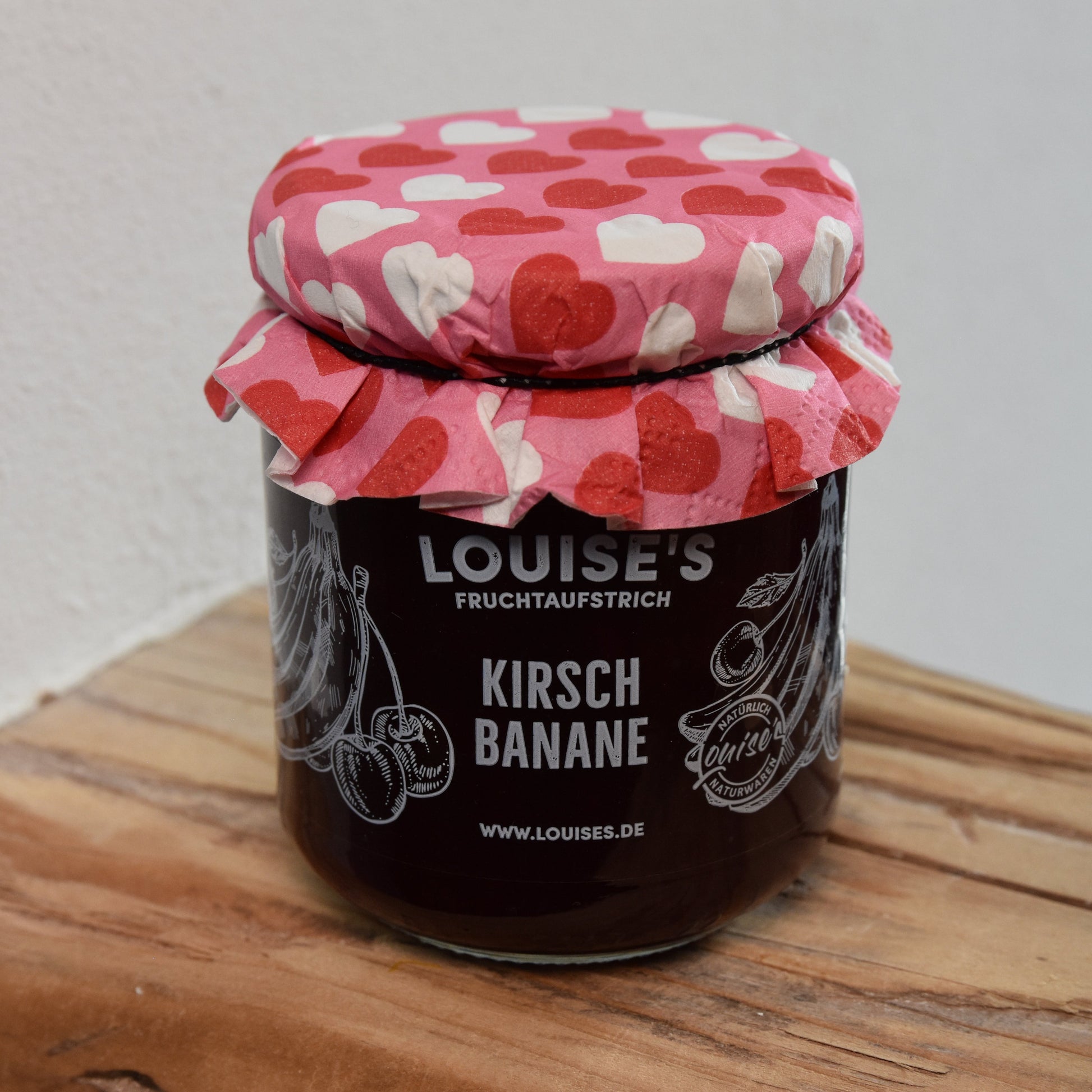 Louises Fruchtaufstrich Kirsch Banane 240g