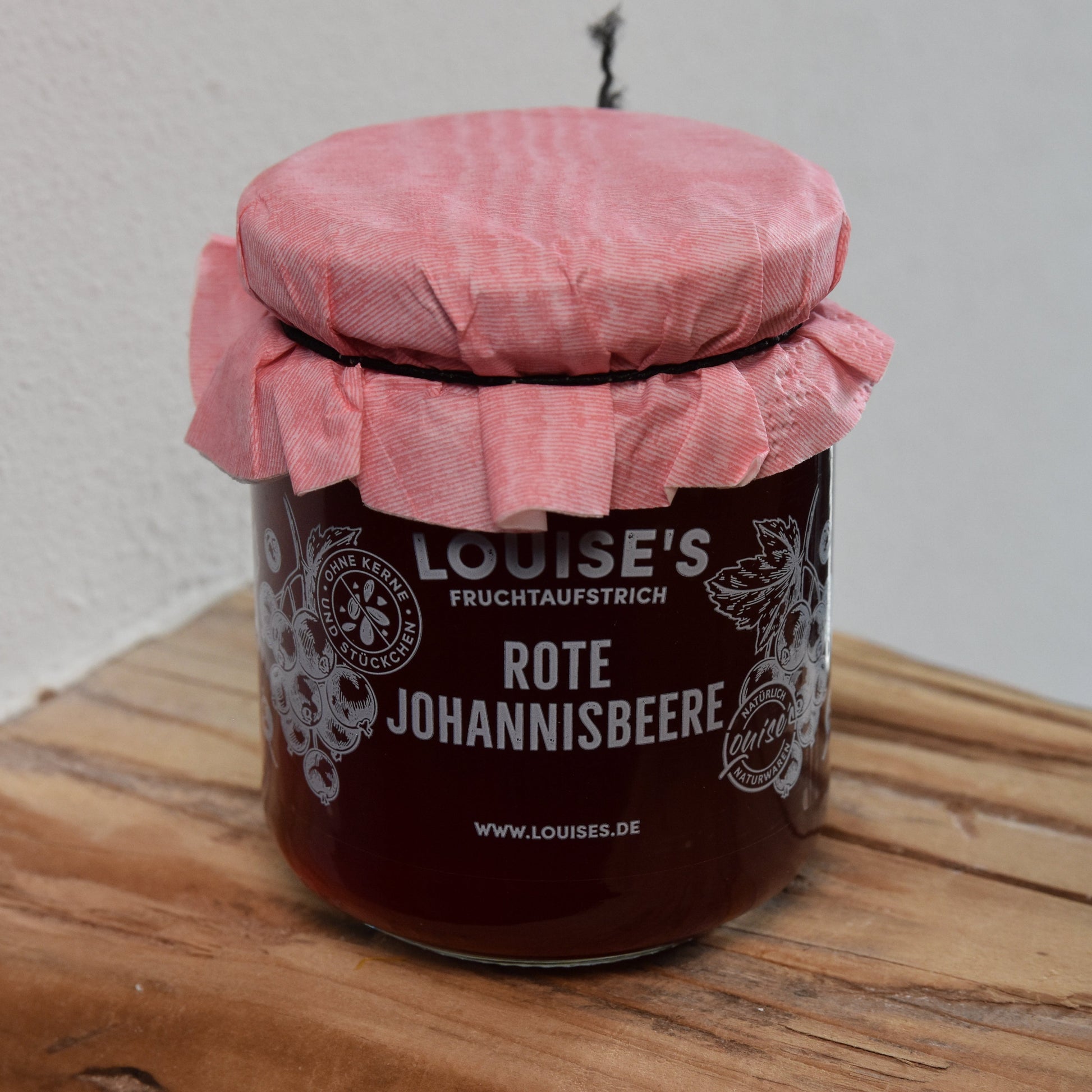 Louises Fruchtaufstrich rote Johannisbeere 240g