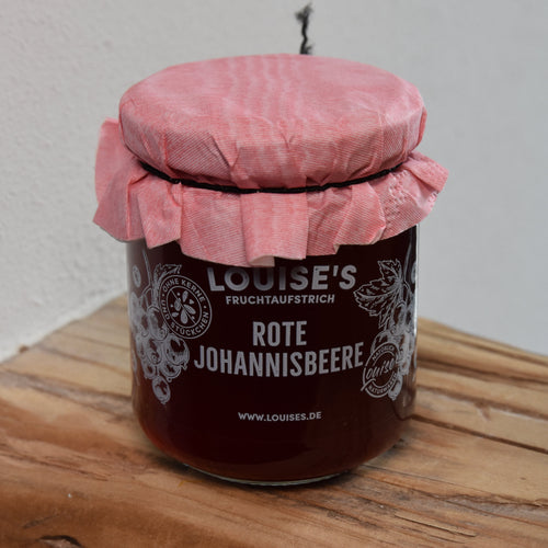 Louises Fruchtaufstrich rote Johannisbeere 240g