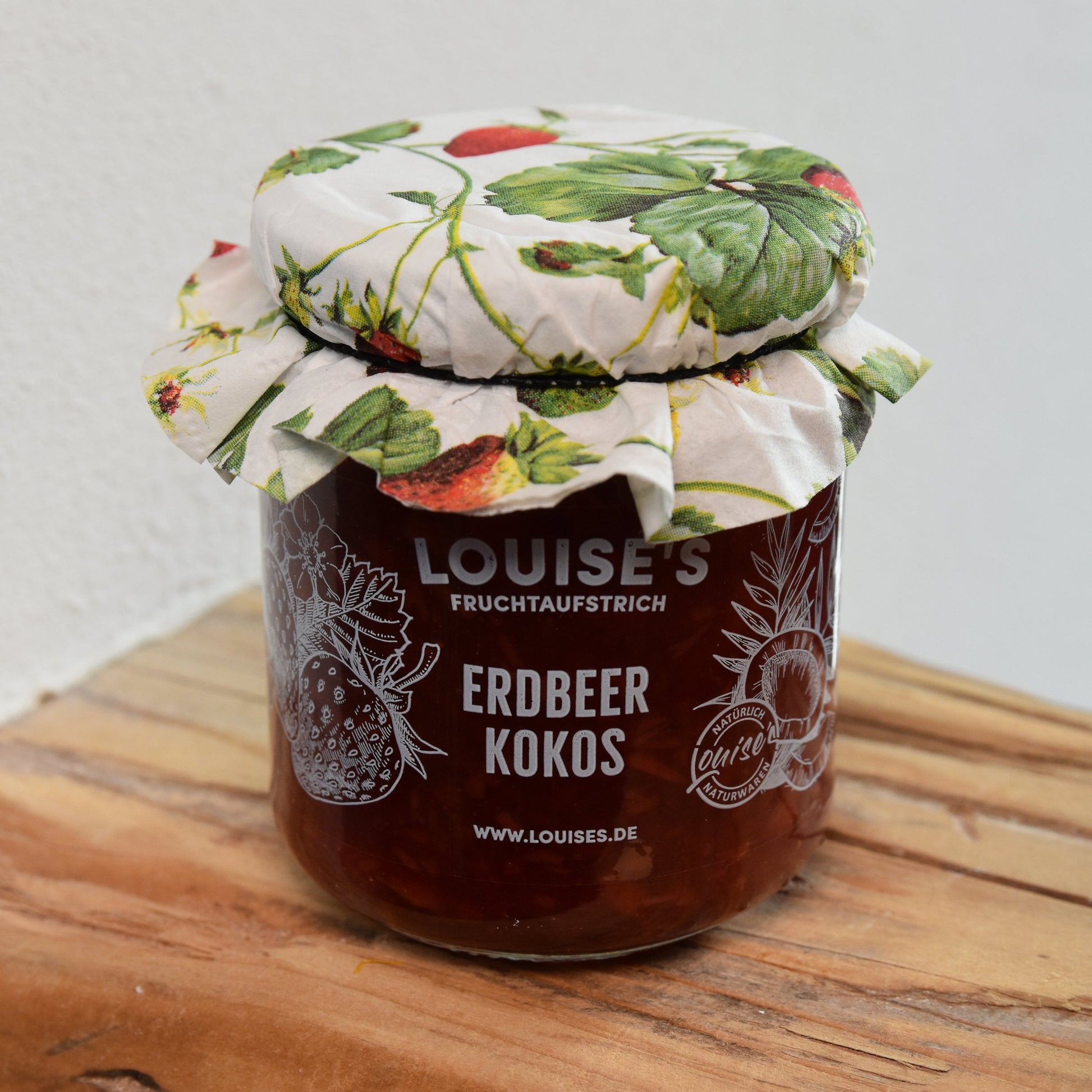Louises Fruchtaufstrich Erdbeer Kokos 240g