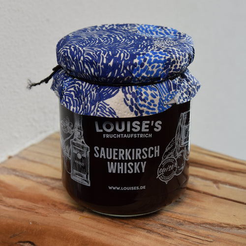 Louises Fruchtaufstrich Sauerkirsch Whisky 240g
