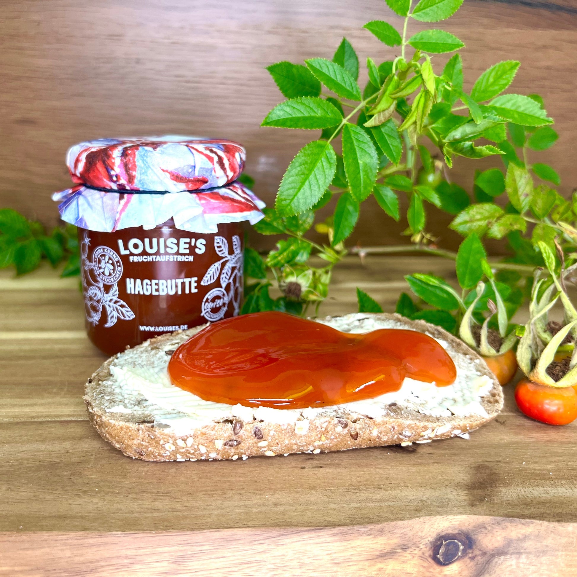 Louises Fruchtaufstrich Hagebutte 240g
